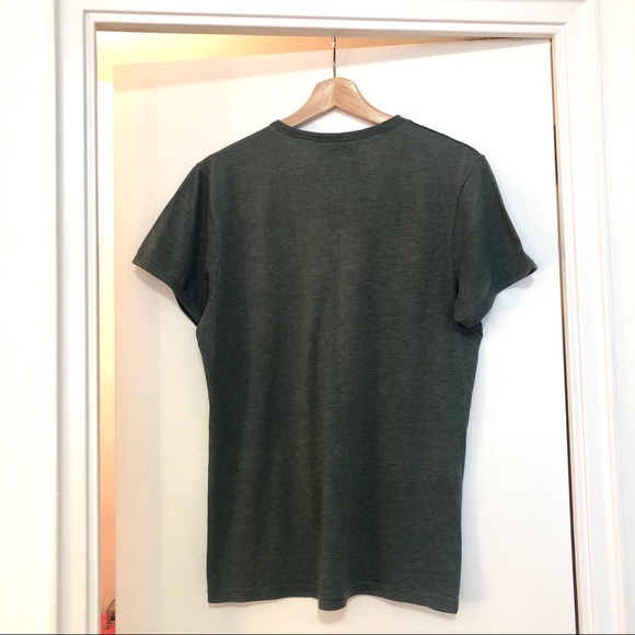CEDARWOOD STATE short sleeve green henley - Picture 2 of 6